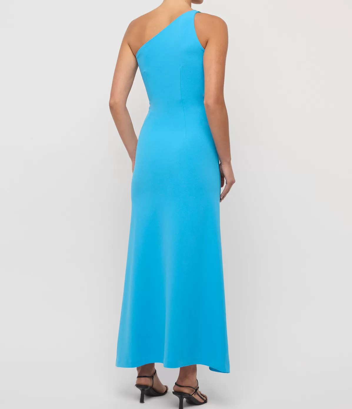 Aaizel Cut Out One Shoulder Maxi Dress in Peppermint and Aqua Shop