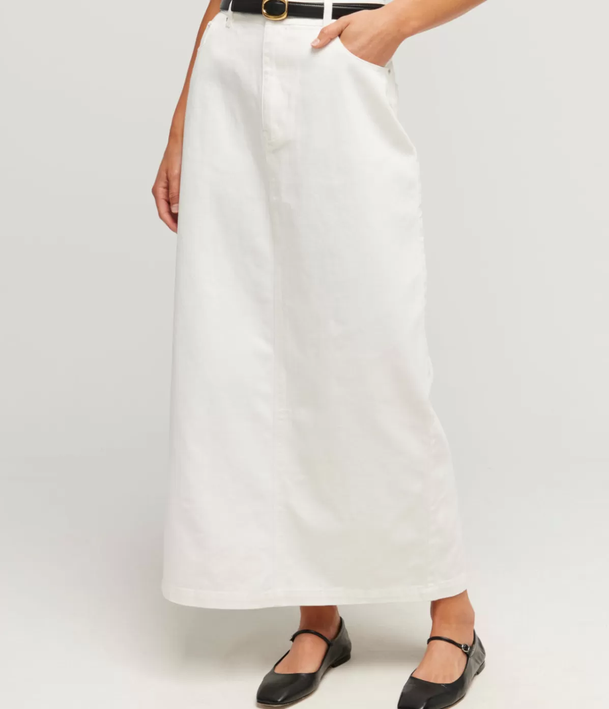 Posse Harvey Skirt in Vintage White Flash Sale