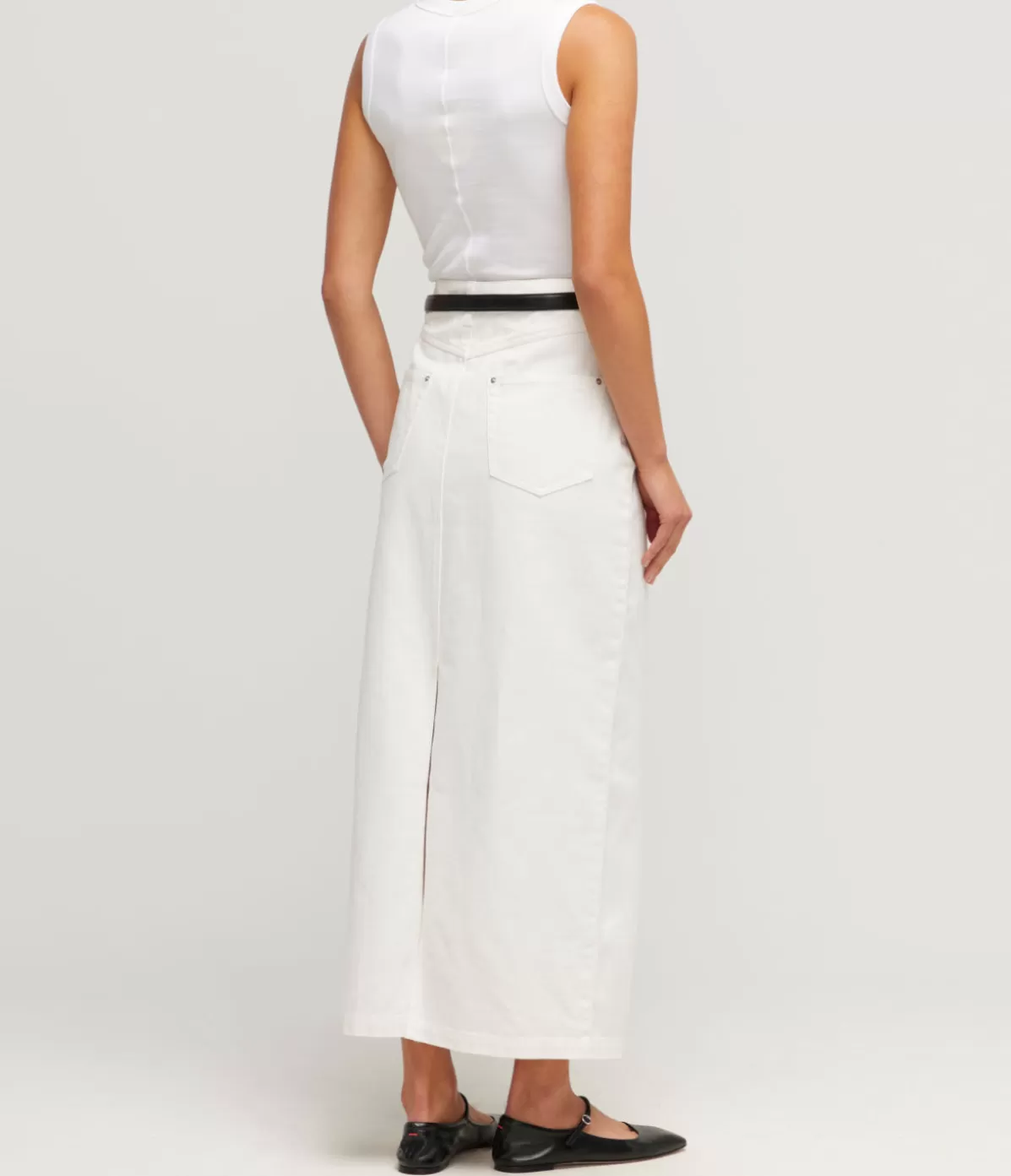 Posse Harvey Skirt in Vintage White Flash Sale