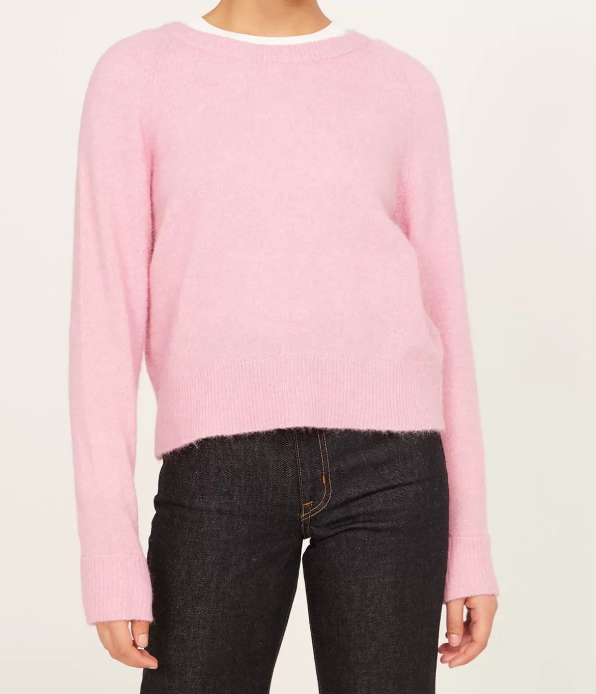 Samsoe Samsoe Nor O Short Knit in Orchid Smoke Sale