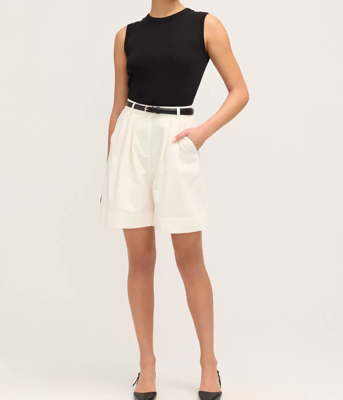 Posse Wesley Shorts in Vintage White Clearance